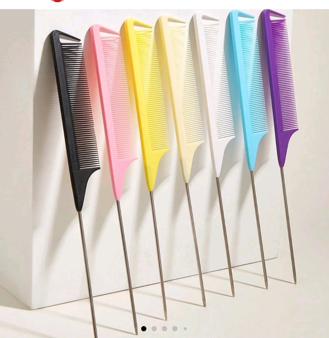 Professional Styling Comb with Steel Needle